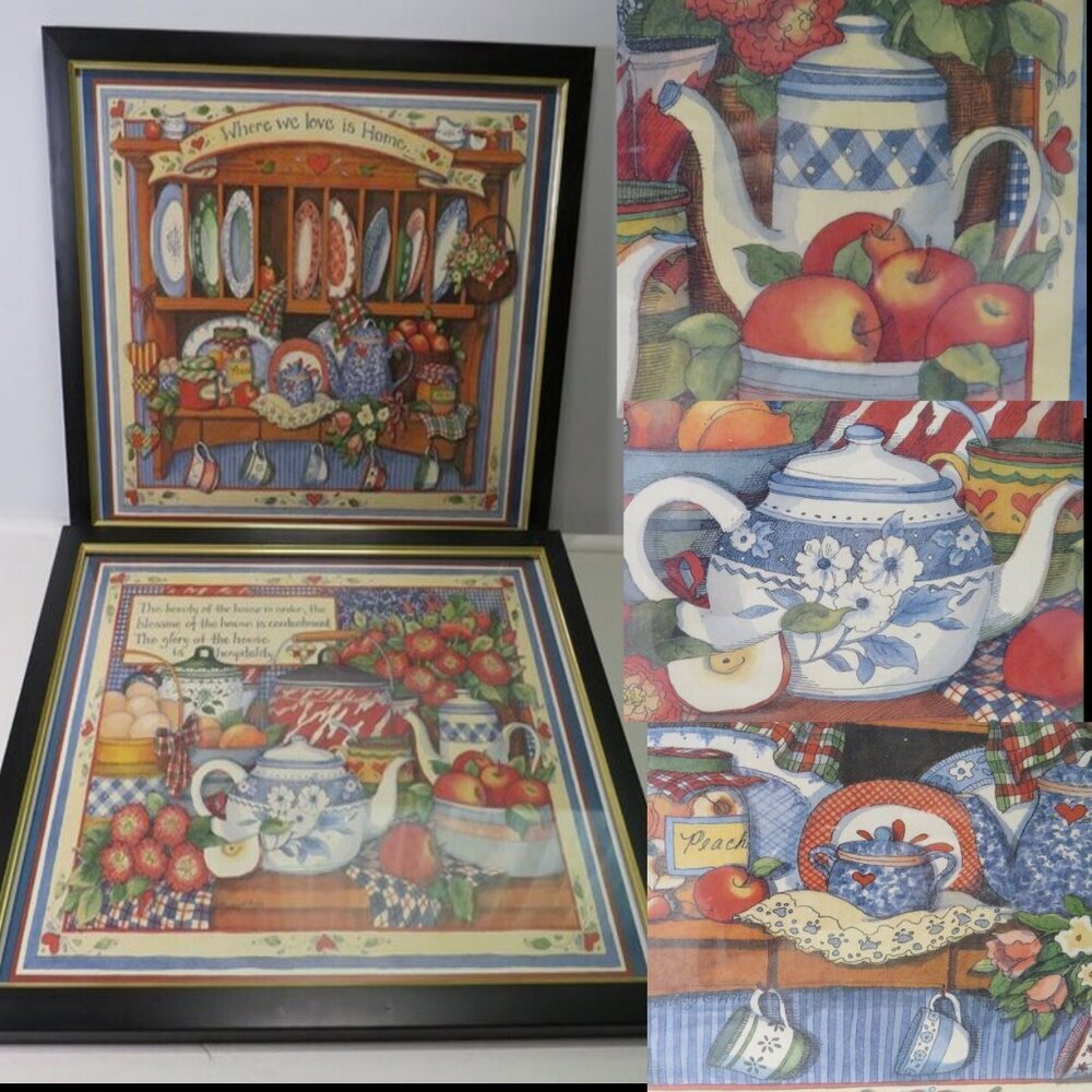 Susan Winget (2) Framed Farmhouse Kitchen themed Prints